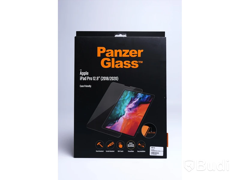 Skärmskydd - iPad Pro 12.9" (2018/2020), Case friendly, Panzer Glass. Ny, Obruten förpackning.