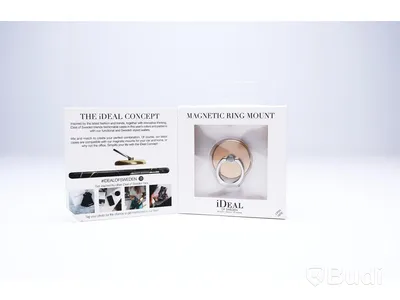 Mobilhållare ring - 3 st, guld, Ideal of Sweden. Ny, Obruten förpackning.