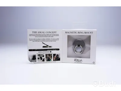 Mobilhållare ring - 3 st, silver, Ideal of Sweden. Ny, Obruten förpackning.