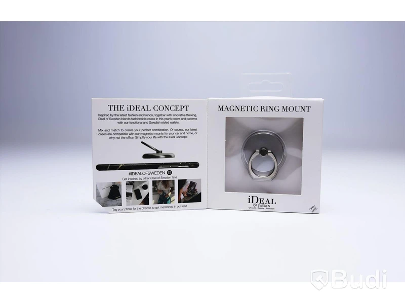 Mobilhållare ring - 3 st, silver, Ideal of Sweden. Ny, Obruten förpackning.