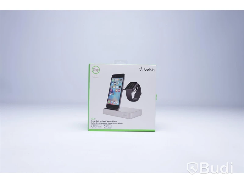 Charge Dock for Apple Watch + iPhone, Belkin. Ny, Obruten förpackning.