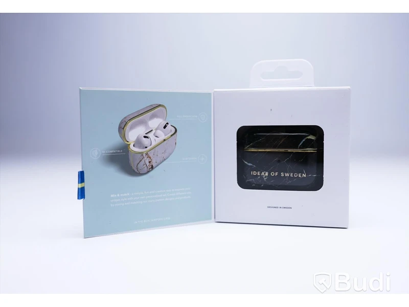 Airpod-fodral - 3 st, passar Airpod pro, svart/guld, Ideal of Sweden. Ny, Obruten förpackning.