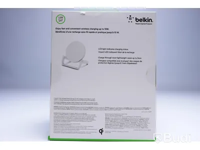 Trådlöst landningsställ, 10W, Belkin. Ny, Obruten förpackning.