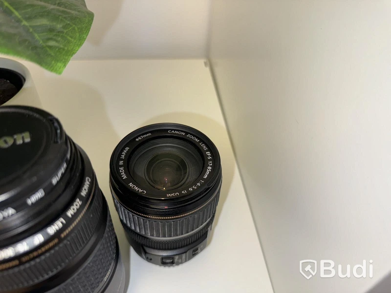 Kamera Canon 450D inkl. 3 objektiv och väska