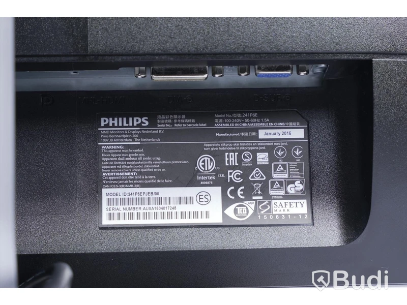 Datorskärm - Philips 241P6E - 24 tum