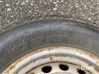 Dubbade släpvagnshjul 175/70R13 - 2 st