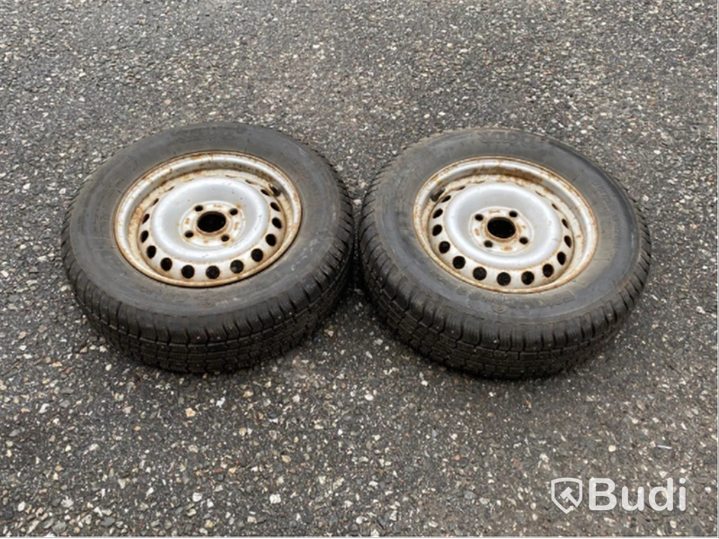 Dubbade släpvagnshjul 175/70R13 - 2 st