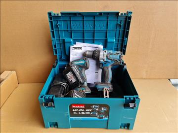 Makita DLX2189TJ 18V-Combokit Borrskruvdragare DDF484Z Slagskruvdragare DTD153Z Nypris ca: 7,149SEK 