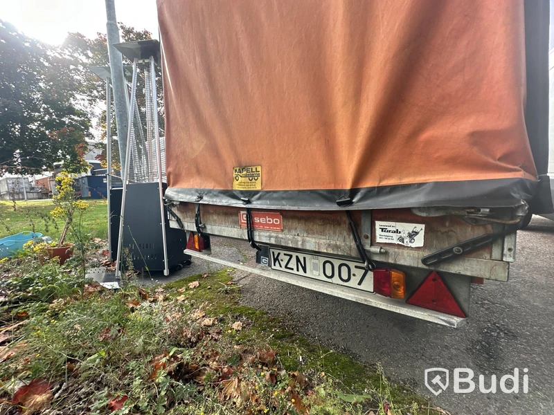 Släpvagn med kapell, Gisebo 750/3, -1981