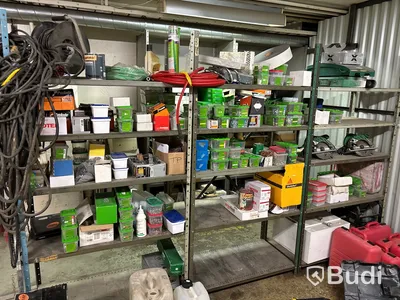 Byggprodukter, maskiner/verktyg, hyllor m.m.