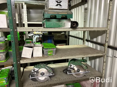 Byggprodukter, maskiner/verktyg, hyllor m.m.