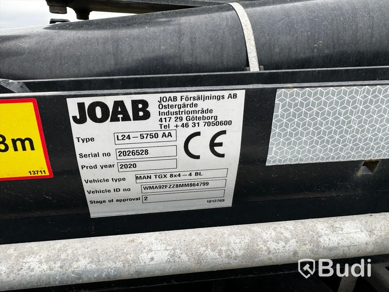 Lastväxlare MAN TGX 35.510 8x4-4BL -2020 | Joab L24