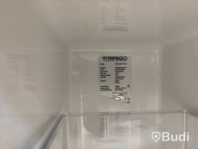 Kaffemaskin WMF 1500S samt mjölkkyl Vitifrigo WMF Cooler 6,5L