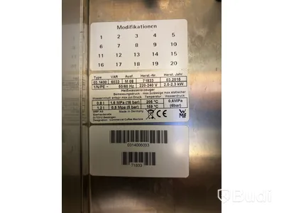Kaffemaskin WMF 1400 och mjölkkyl Vitrifrigo FG 10l WMFE