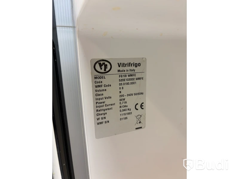 Kaffemaskin WMF 1400 och mjölkkyl Vitrifrigo FG 10l WMFE