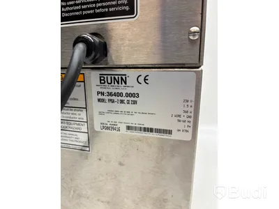 Kaffekvarn Bunn, FPGA-2 DBC, reparationsobjekt