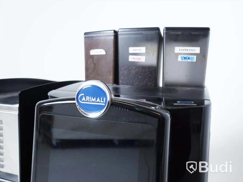 Kaffemaskin och mjölkkyl, Carimali Armonia Ultra LM och Fridge A01 Plus