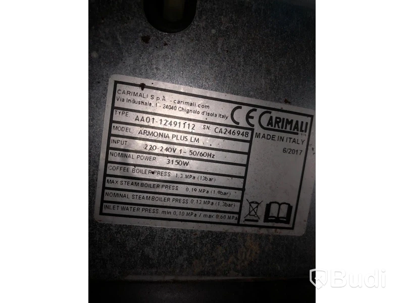 Kaffe espressomaskin Carimali Armonia Plus LM