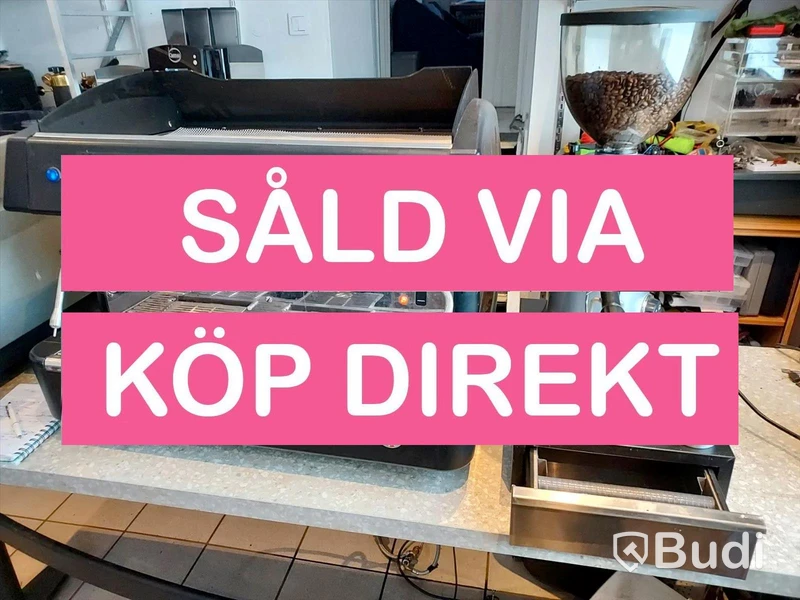 Kaffe espressomaskin La Fiamma Compass med Expobar kaffekvarn - SÅLD VIA KÖP DIREKT