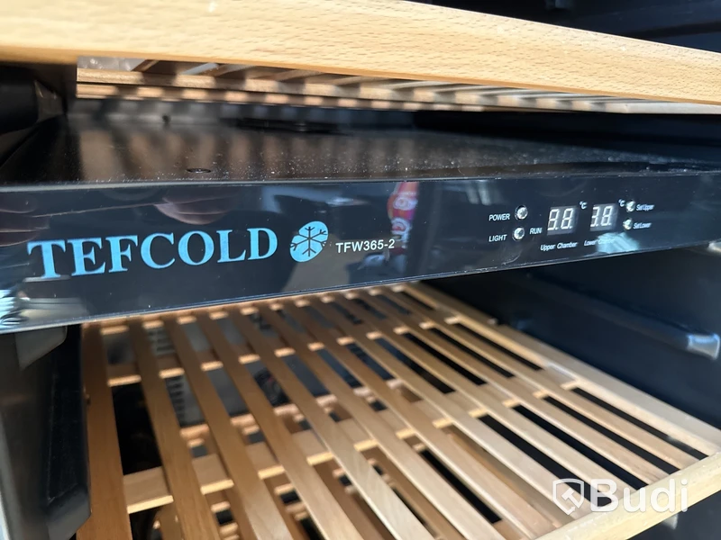 Vinkyl med dubbla zoner Tefcold TFW365-2