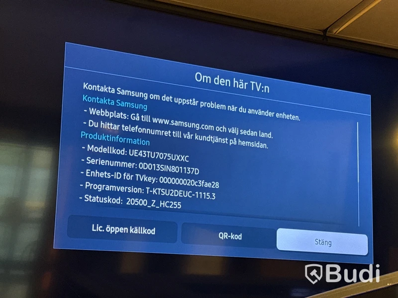 43” TV Samsung UE43TU7075UXXC