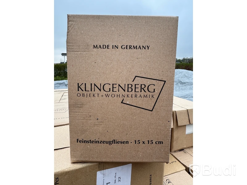 Klinkers från Klingenberg, M15x15, tot ca 25kvm