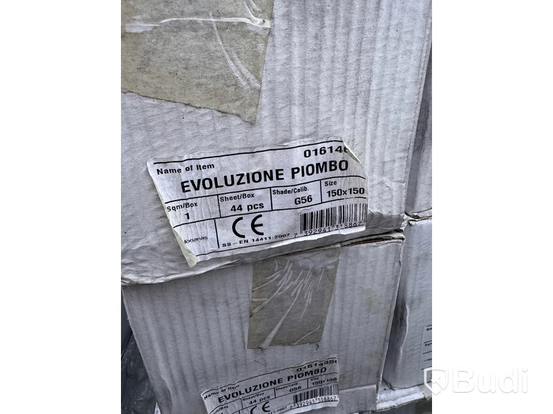 Klinker evoluzione piombo 15x15 tot ca 15kvm