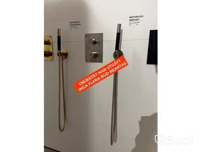 Tapwell BOX inbyggnadsdusch brushed nickel (Obs! Behöver kompletteras med delar)