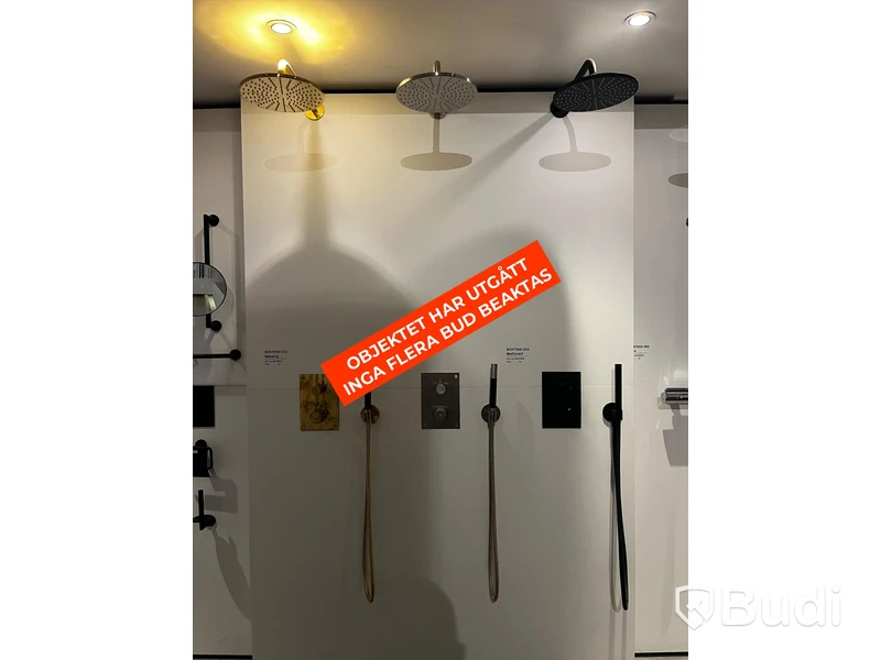 Tapwell BOX inbyggnadsdusch brushed nickel (Obs! Behöver kompletteras med delar)