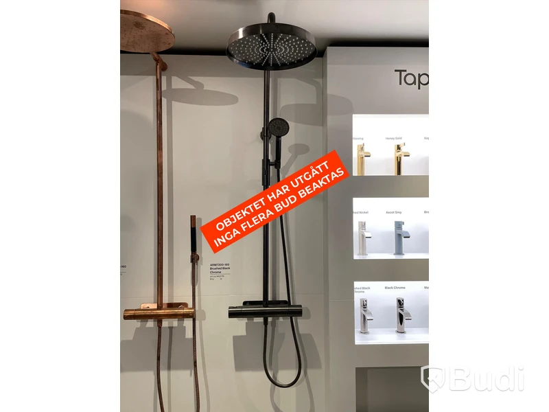 Takdusch Tapwell Brushed Black Chrome Nypris ca 16 300 kr