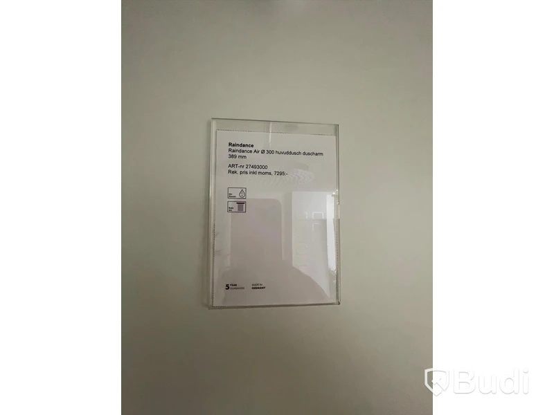Duschpaket Axor och hansgrohe Obs! Fd. Utställningsex. Nypris ca 15 000 kr.