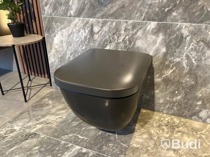 Vägghängd WC Duravit D2 Happy Antracite Nypris ca 7000 kr