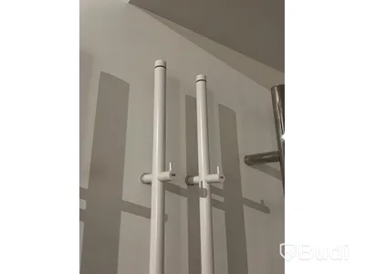 2st Handdukstorkar INR line vit Mått175 cm Nypris ca 3900 kr/st