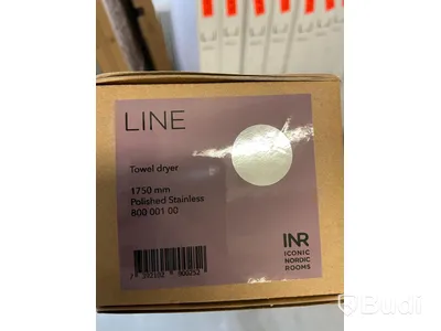 Handdukstork - INR Line Towel Dryer 1750mm Polished Stainless. Ny, Obruten förpackning. Nypris ca 3500kr