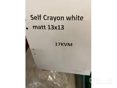 Kakel 13x13 - Self Style Crayon White Matt