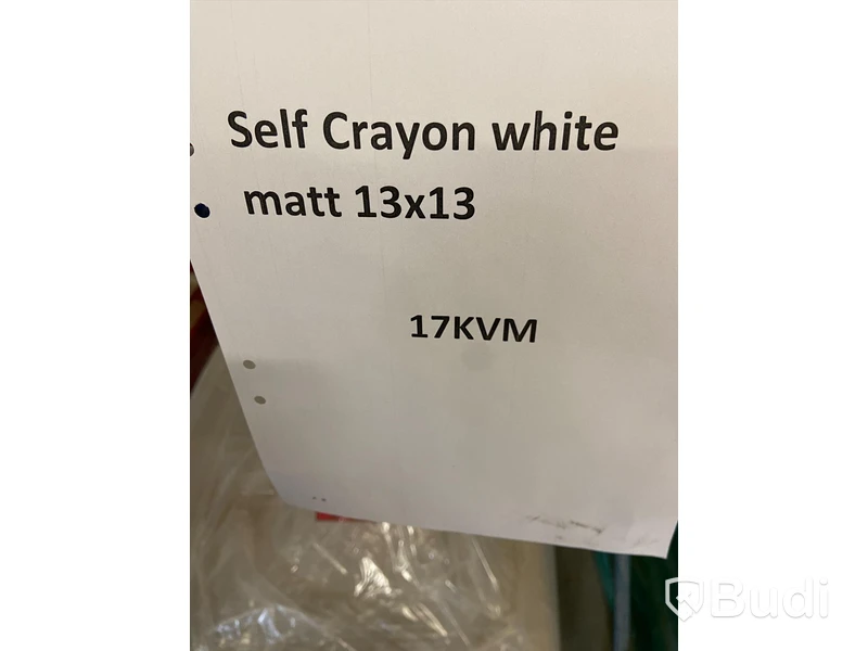 Kakel 13x13 - Self Style Crayon White Matt
