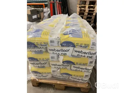 Värmegolvspackel - Weberfloor 644 DR 20kg. OBS! Tillverkningsdatum: 20/09/2022