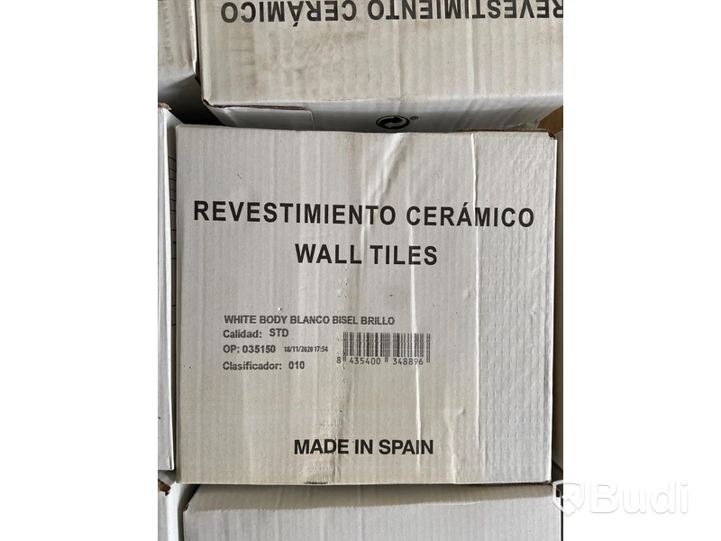 Väggkakel 23st lådor - Revestimiento Ceramico Wall Tiles White Body 20x10cm