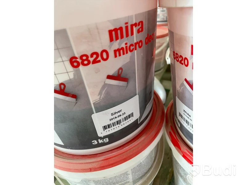 Väggspackel - Mira 6820 Micro Decor (olika färger) - OBS kolla tillverkningsdatum, se bild