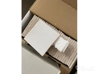 Kakel - Self Style Natura Crayon White Glossy 13x13 cm