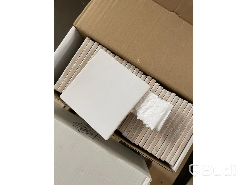 Kakel - Self Style Natura Crayon White Glossy 13x13 cm