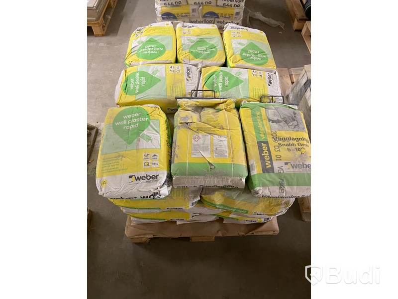 Vägglagning - Weber Wall Plaster Rapid 15kg. OBS! Tillverkningsdatum: 07/11/2019