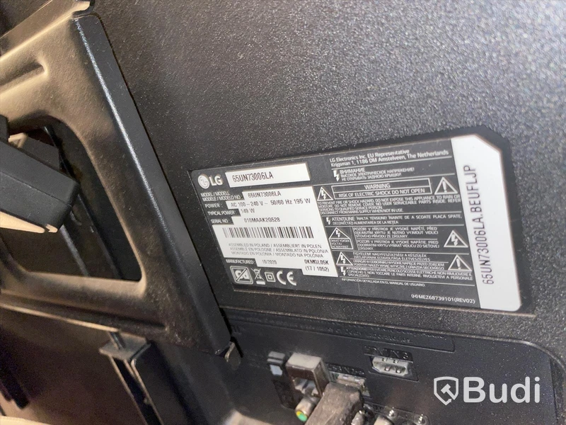 LG 65UN73006LA, 65 tums tv med väggstativ Obs! Saknar fjärrkontroll