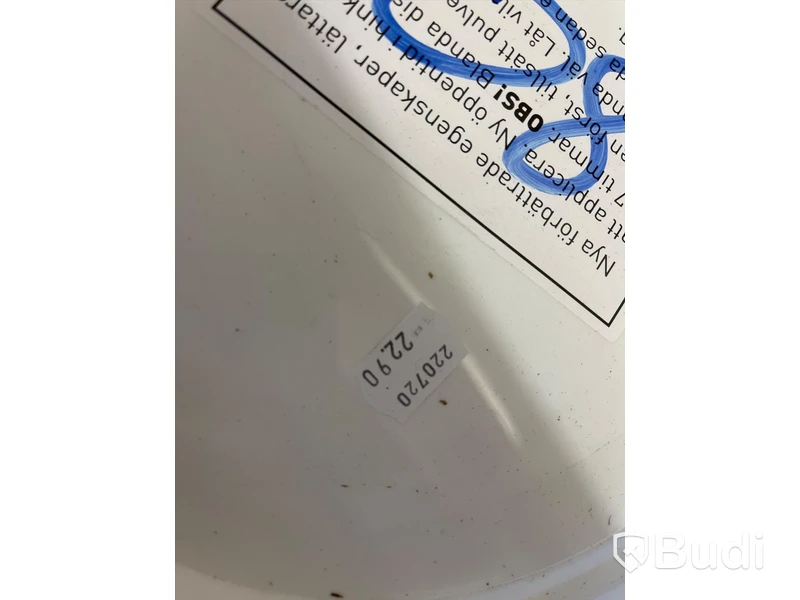 Parti folielim - ca 30 st 9kg hinkar - OBS kolla tillverkningsdatum, se bild