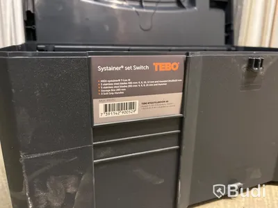 Spackelverktyg - TEBO, skyddslåda med fack