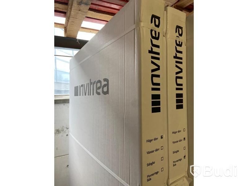 Duschdörr Hörn - Invitrea Svartsjö Industrilook PH22i, Mattsvart. Ny, Obruten förpackning. Nypris ca 10000 kr.