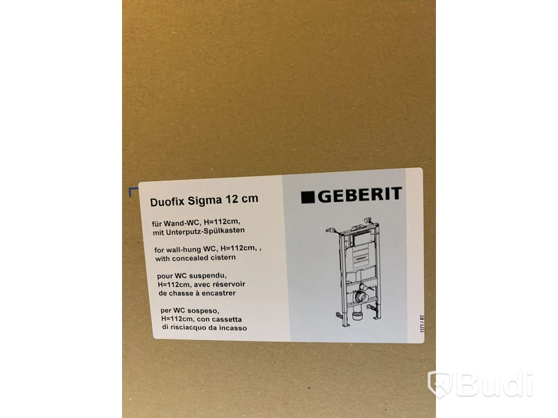 Geberit, Duofix Sigma 12 cm - Nypris ca 4000 kr