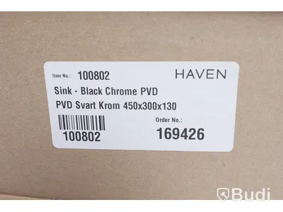 Diskho - Haven Black Chrome PVD. Nypris 10000 kr