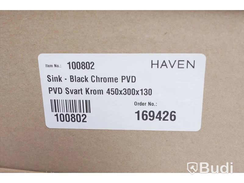 Diskho - Haven Black Chrome PVD. Nypris 10000 kr