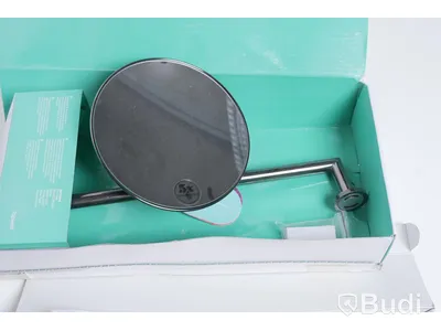 Vattenlås, Anslutningsrör, Sminkspegel, Handduksstång - Tapwell Black Chrome